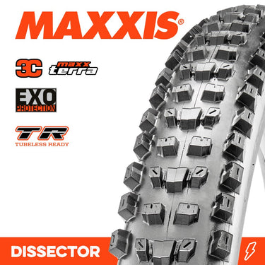 Maxxis Tyre Dissector 29 X 2.40 WT 3C Terra EXO TR Fold 60TPI